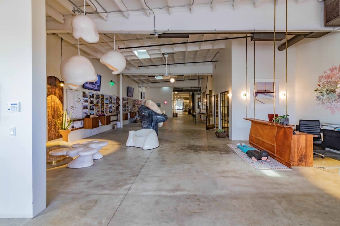 Interior bay with polished floors