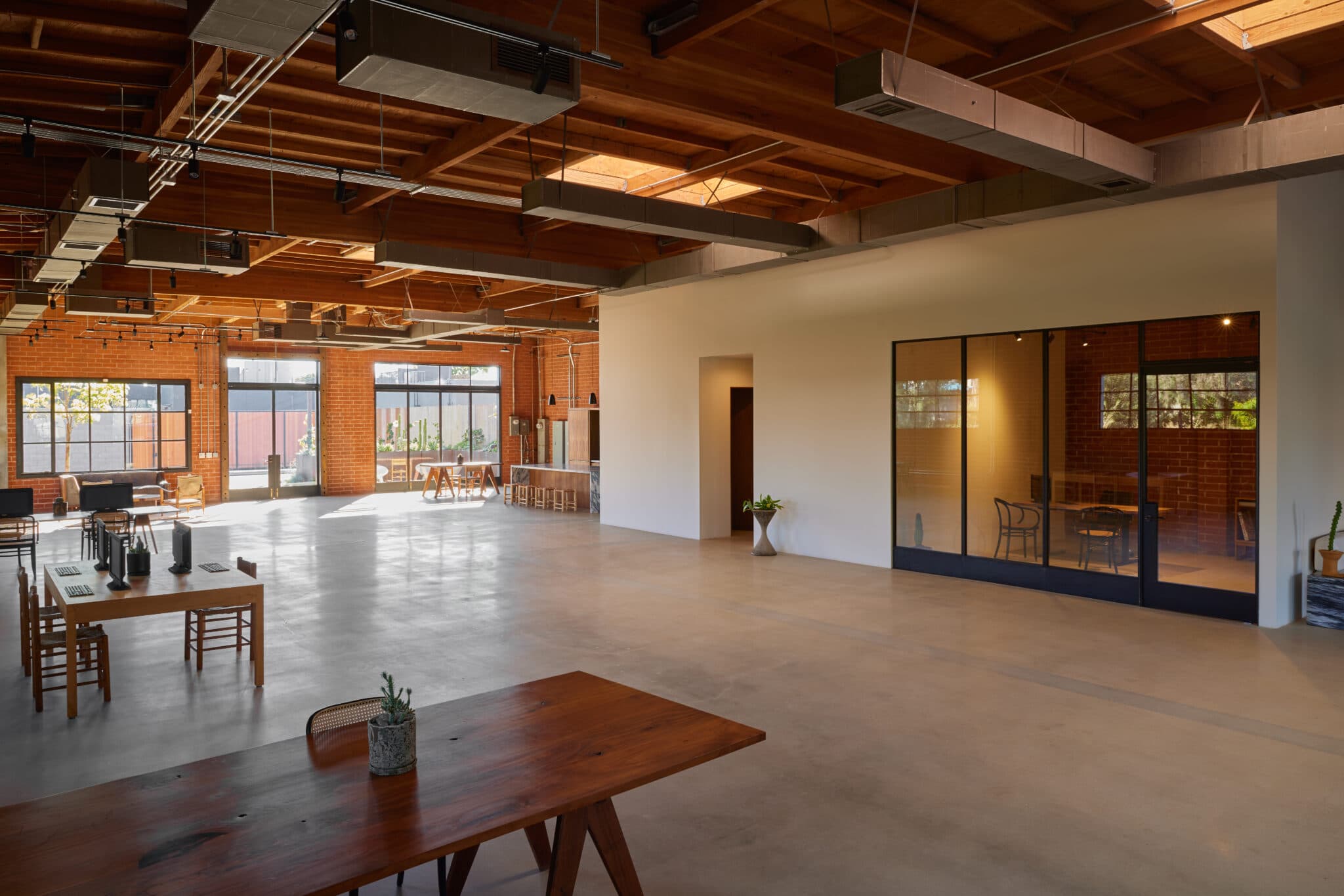 Interior detail toward entry