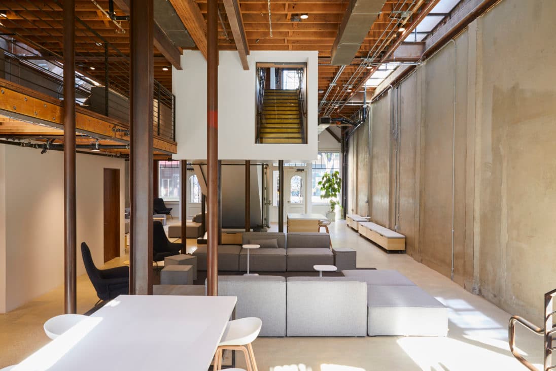 Open plan with natural light