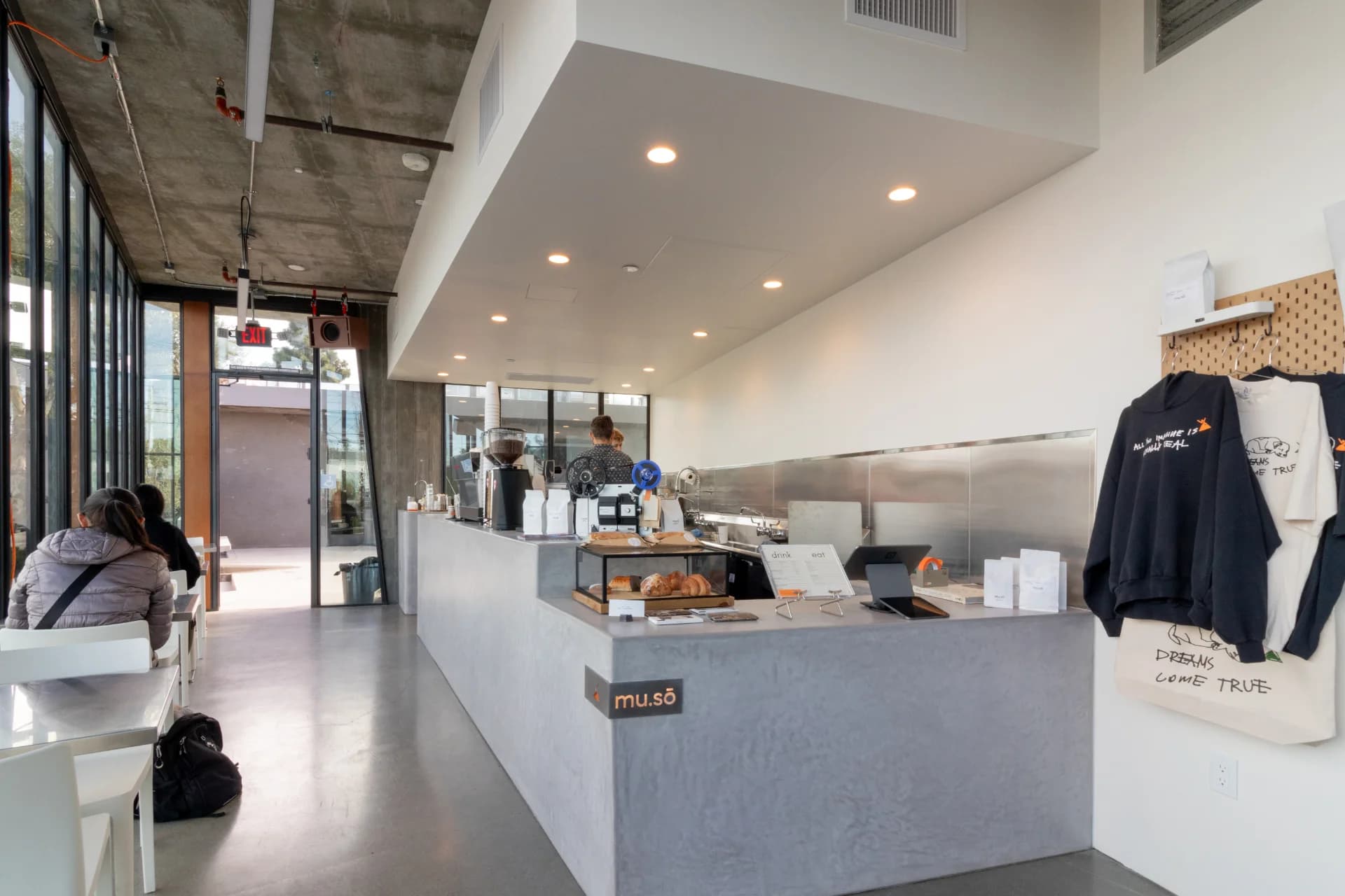 Workspace toward entry at 5788 W Adams Blvd