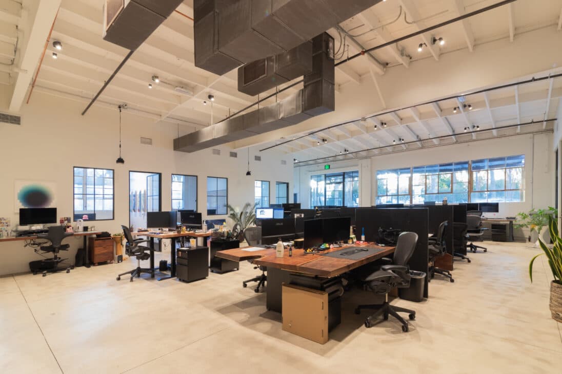 Workspace with natural light