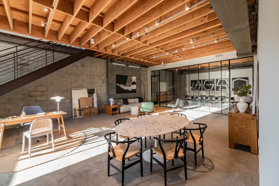 Interior looking across the floor