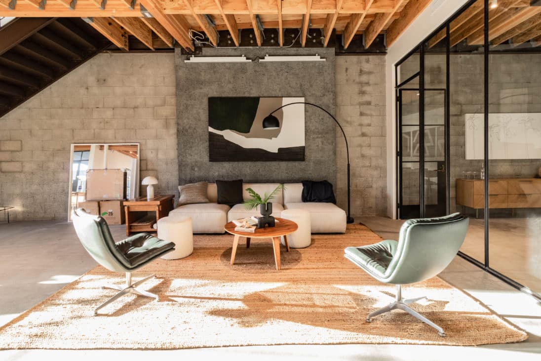 Workspace with skylights