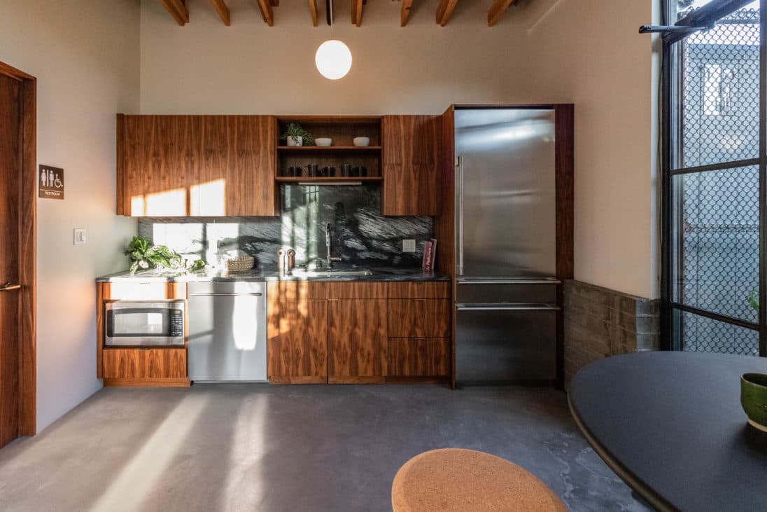 Interior looking toward lounge