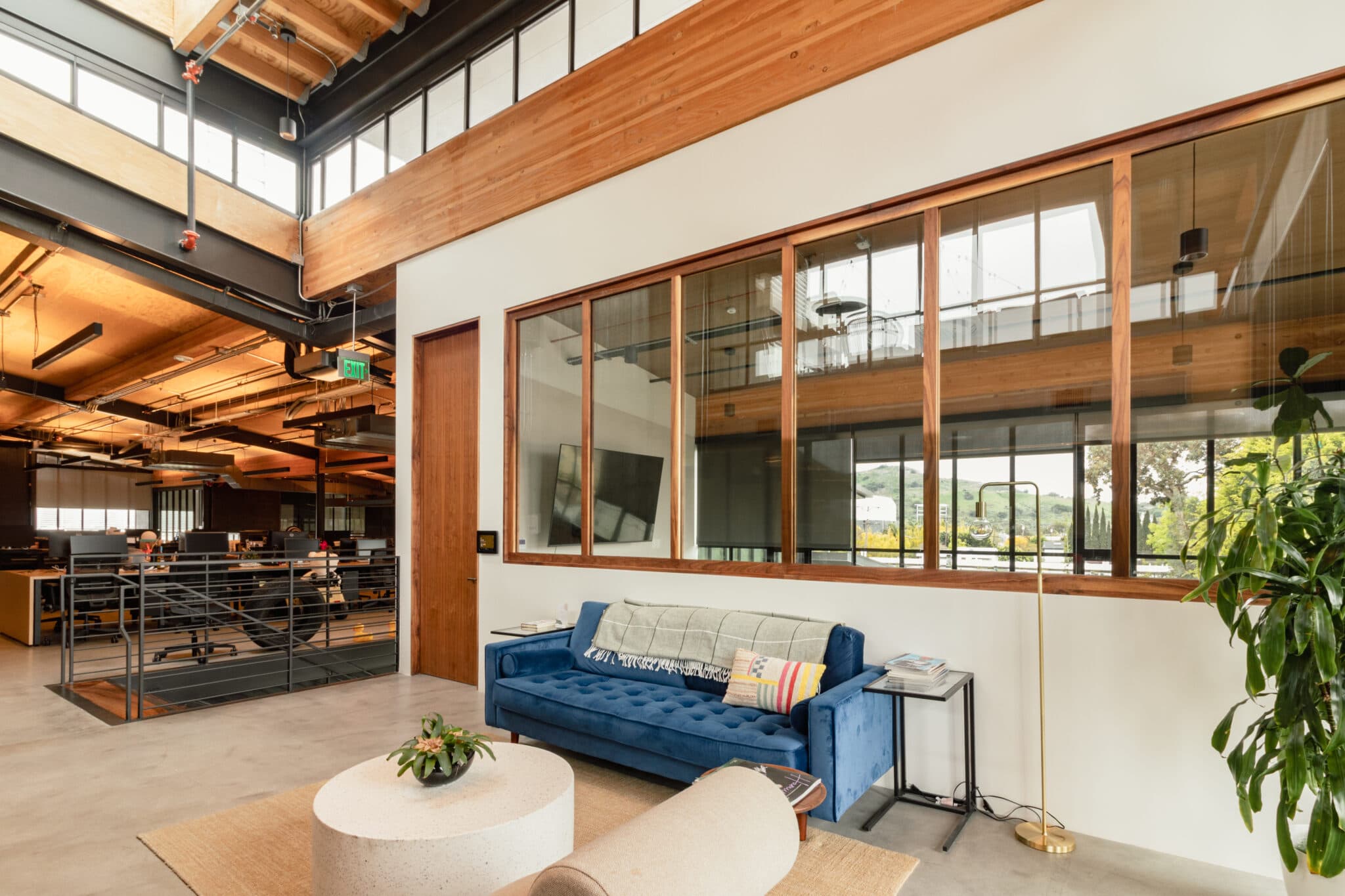 Interior bay and glazing