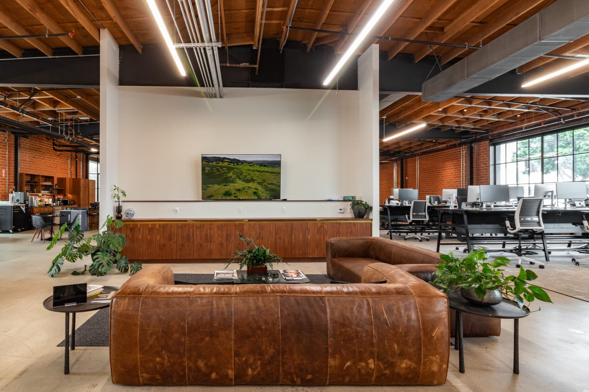 Workspace with natural light