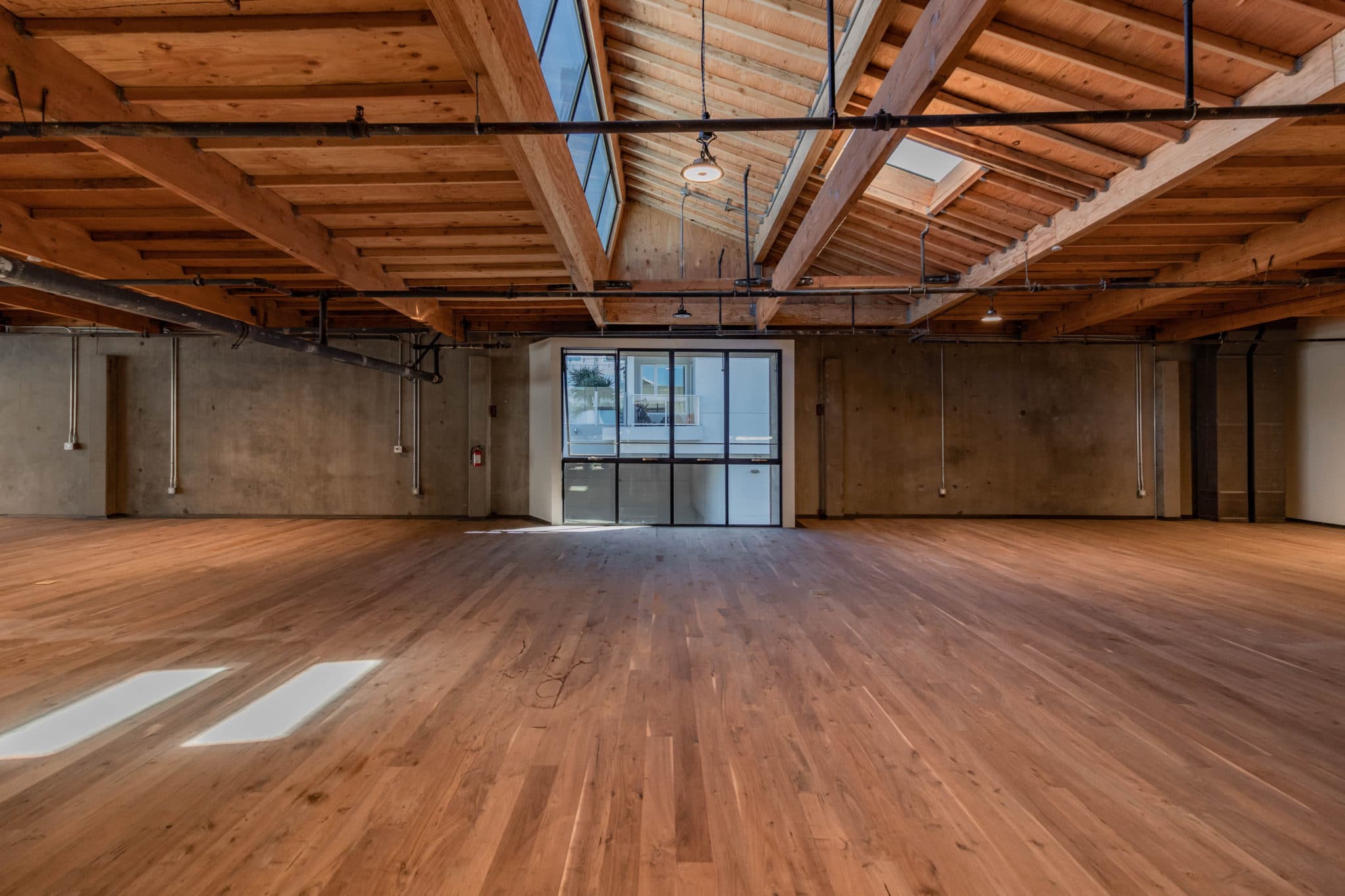 Open bay with natural light