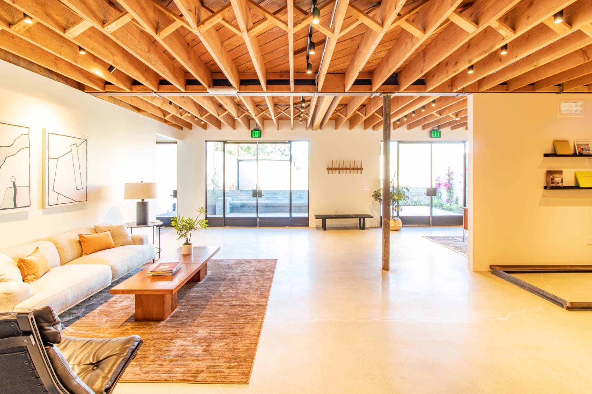 Interior seating area