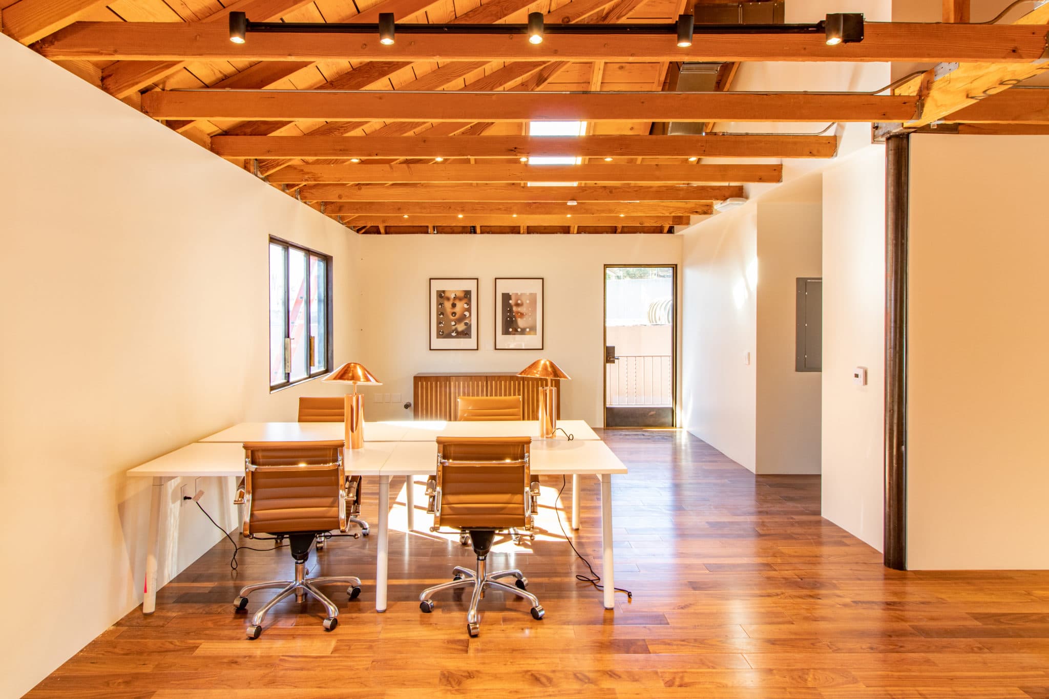 Interior looking toward entry