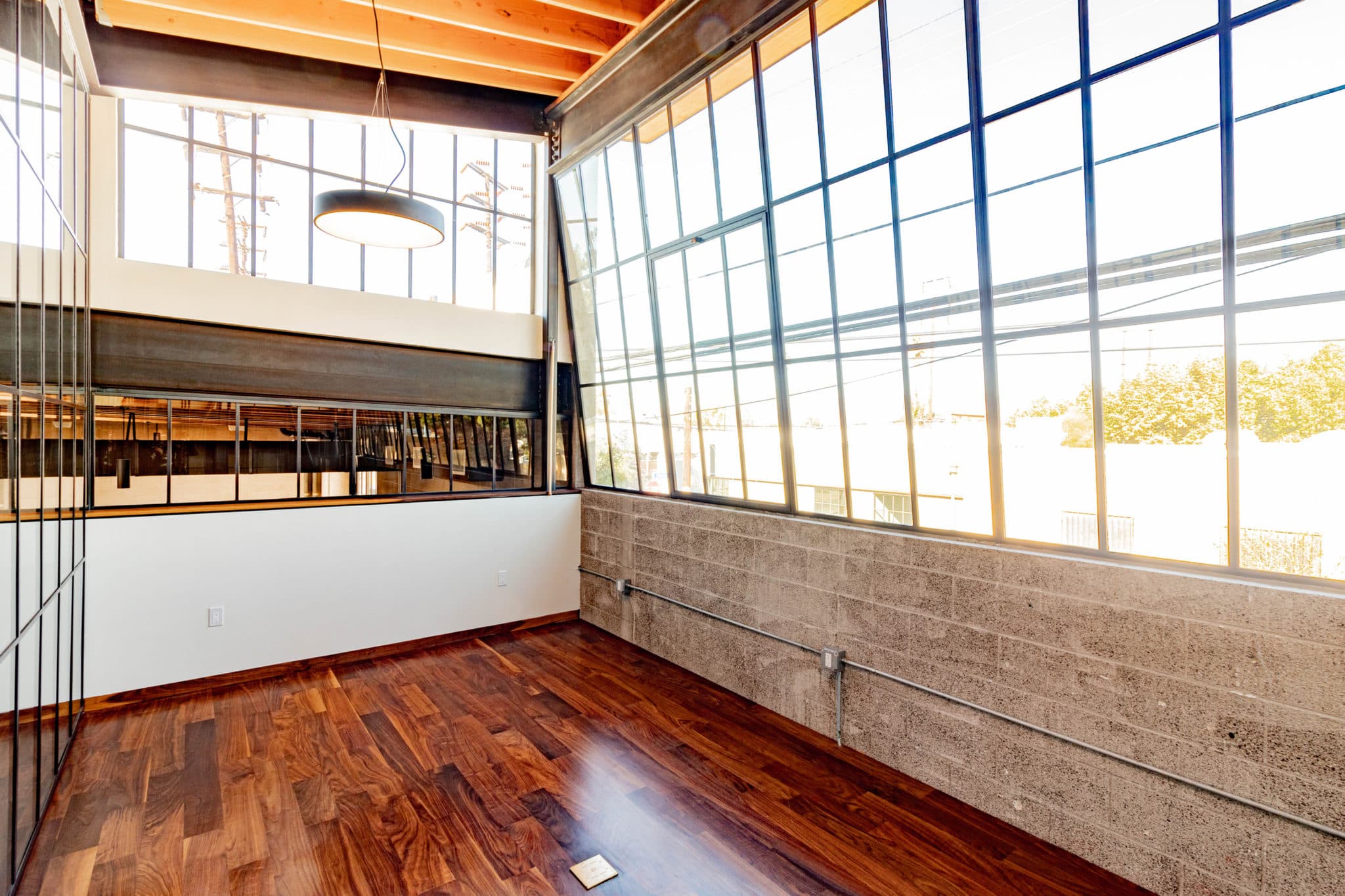 Open bay with natural light