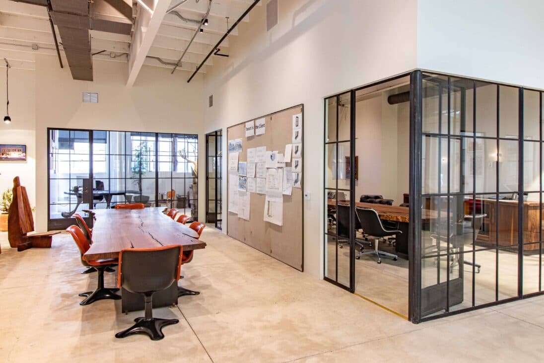 Open area and skylights