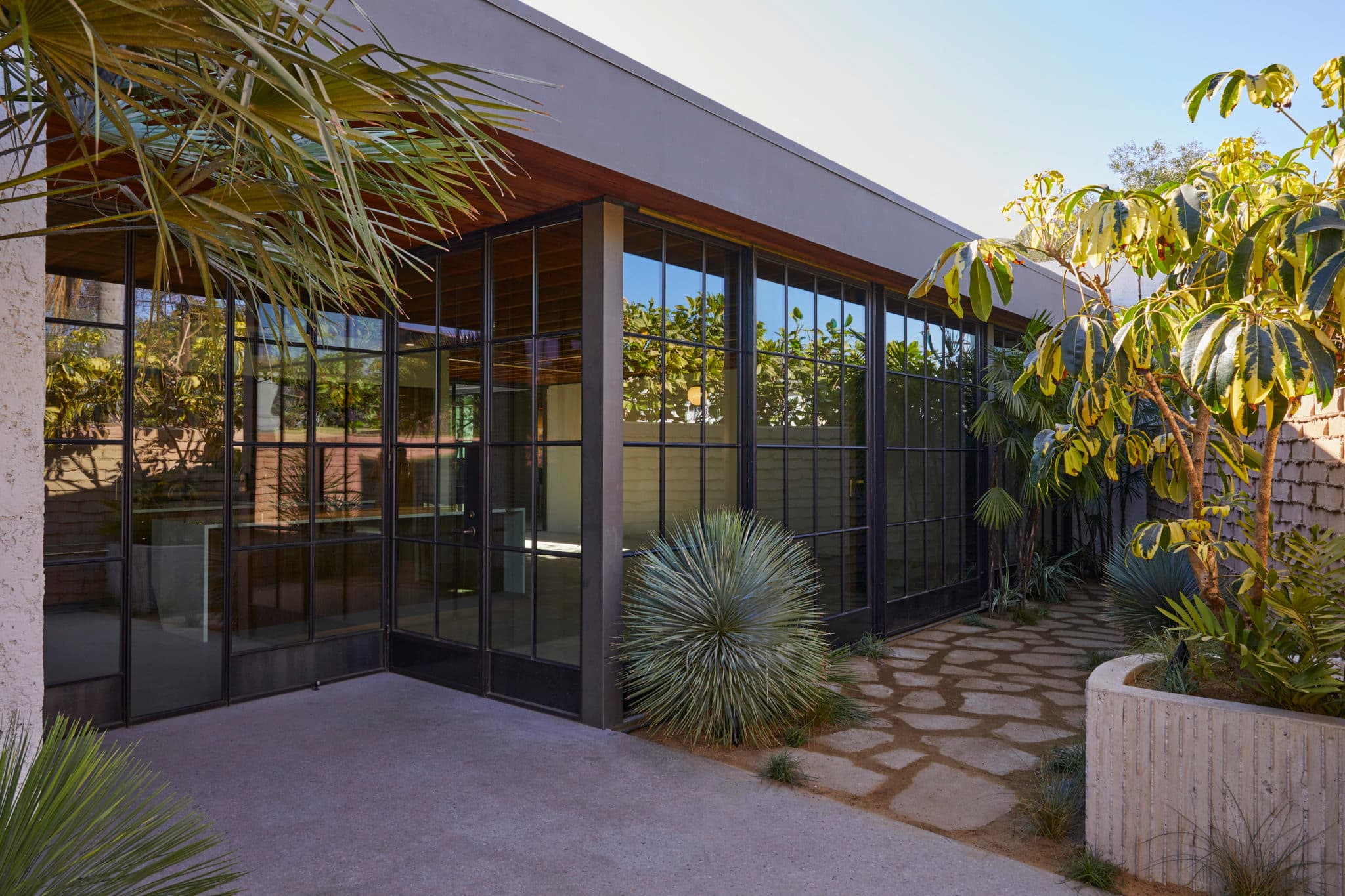 Interior looking toward entry