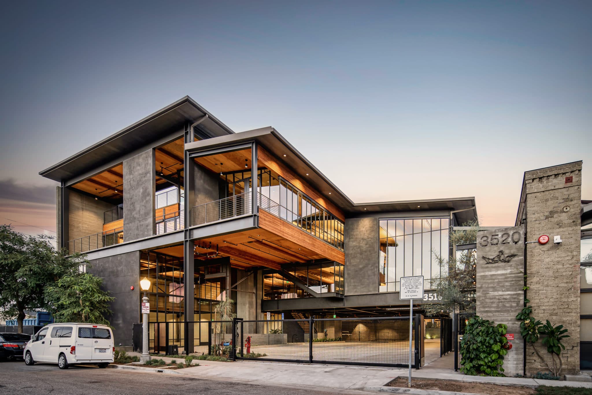 Front facade on Schaefer St