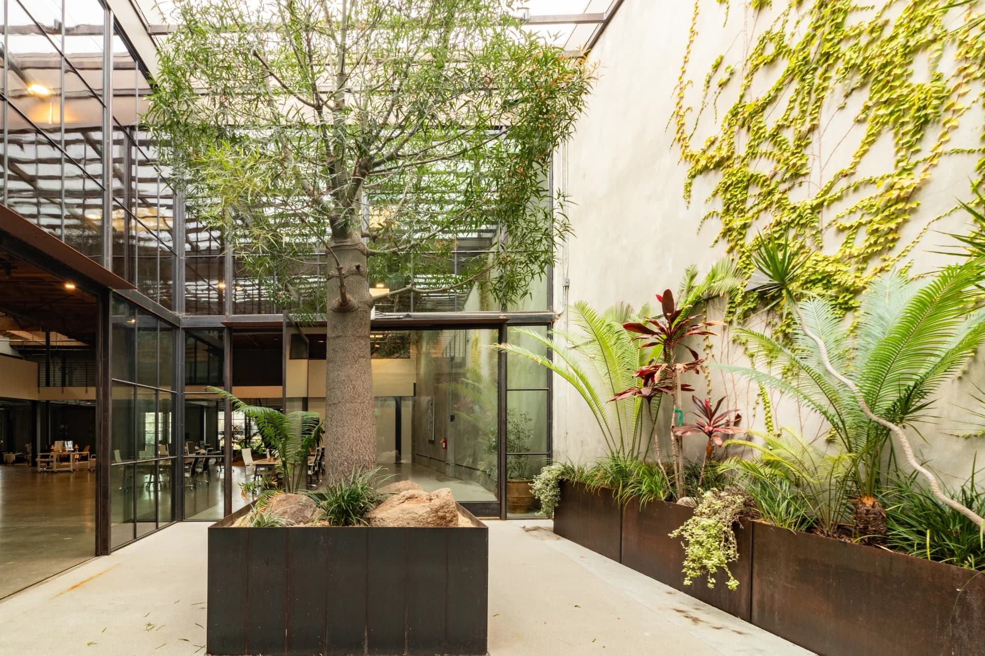 Seating and reception area