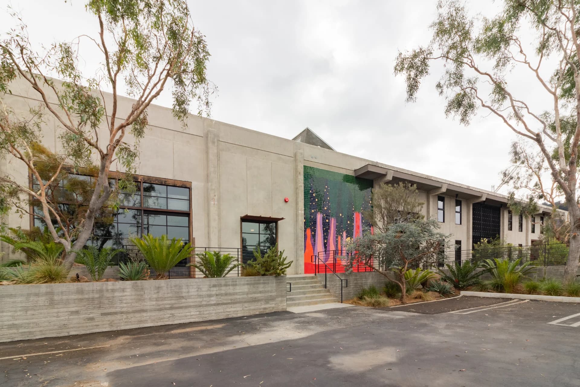 Interior looking toward entry